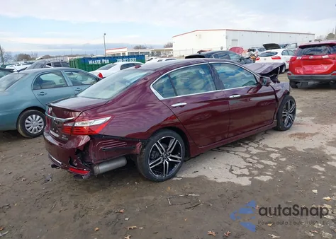 2016 Honda Accord Touring из США, поврежденный, VIN 1HGCR3F98GA021842